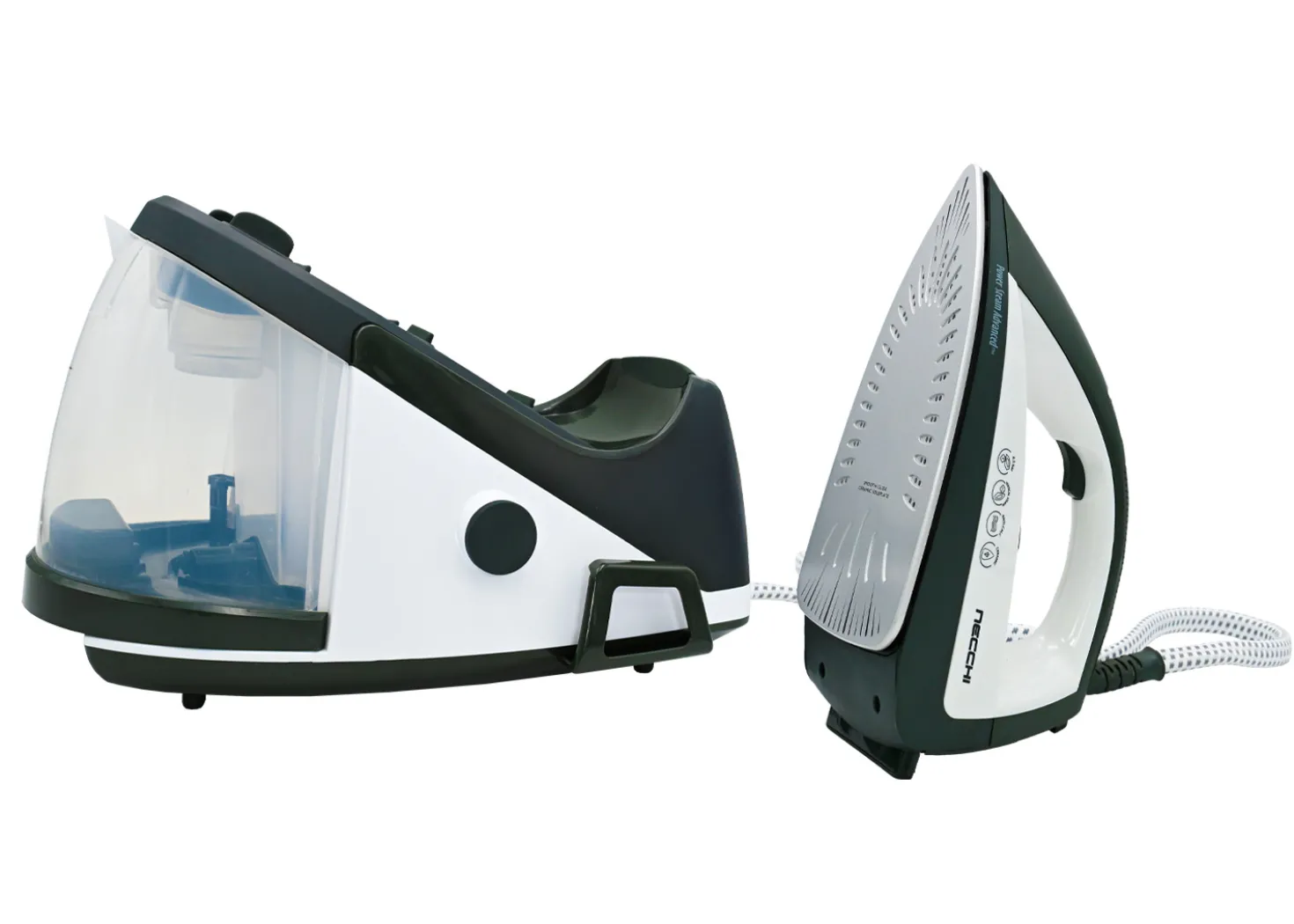 Necchi Ferro da Stiro a Vapore con Caldaia 2350 W Premium