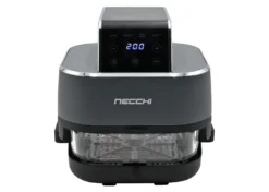 Necchi Friggitrice ad Aria in Vetro Multifunzione 4 in 1 NK235