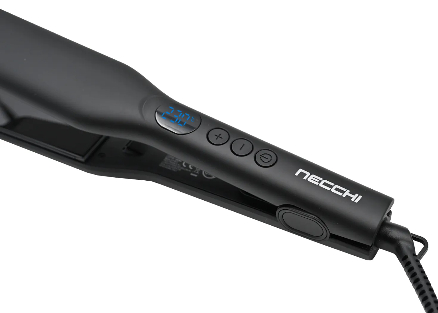 Necchi NC690 Piastra larga in titanio per capelli 72W