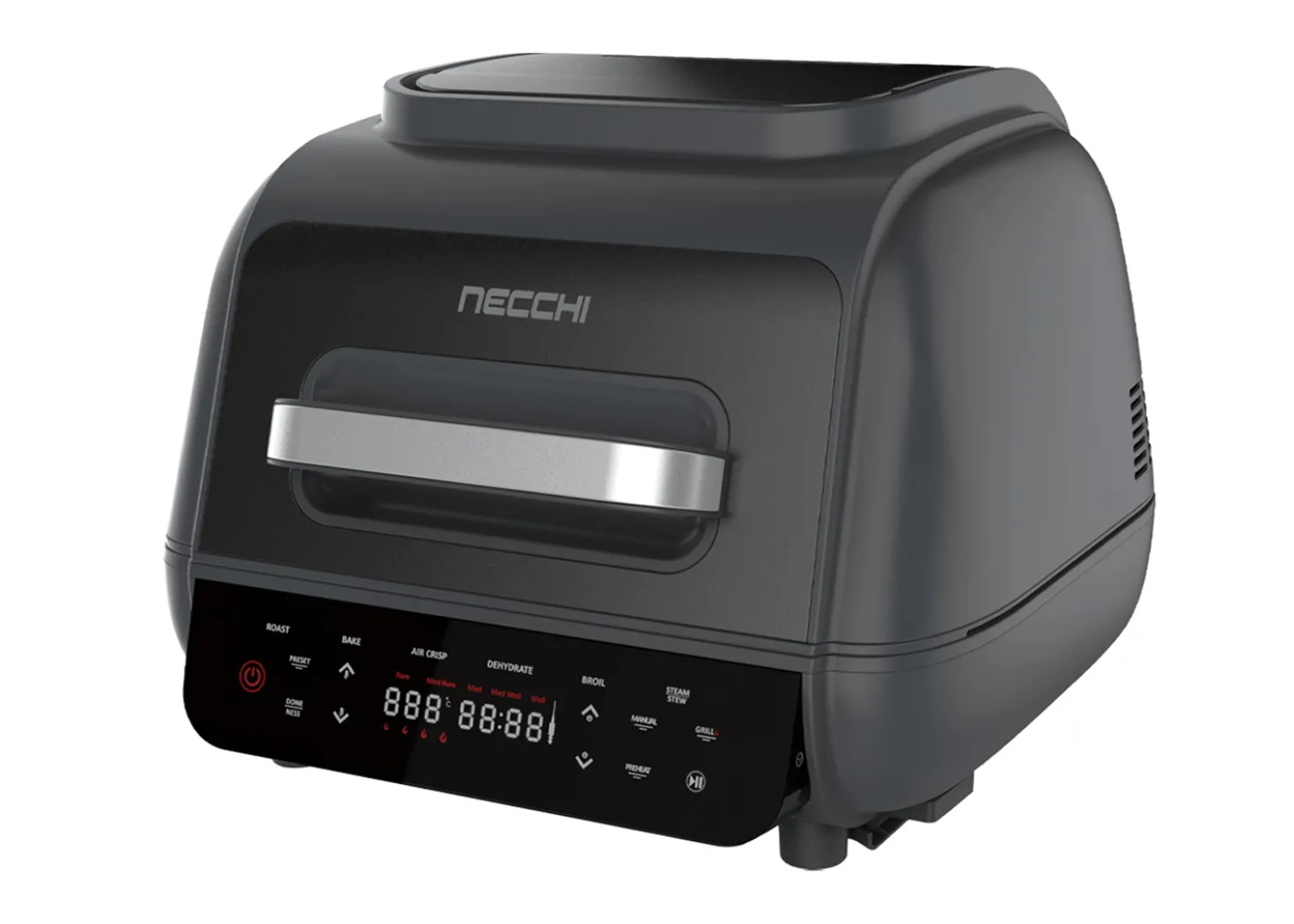 Necchi NK401 Barbecue elettrico 4 in 1 1700w 6l
