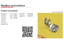 Necchi Piedino Arricciatore