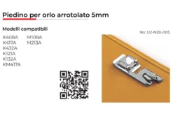 Necchi Piedino per Orlo Arrotolato 5mm