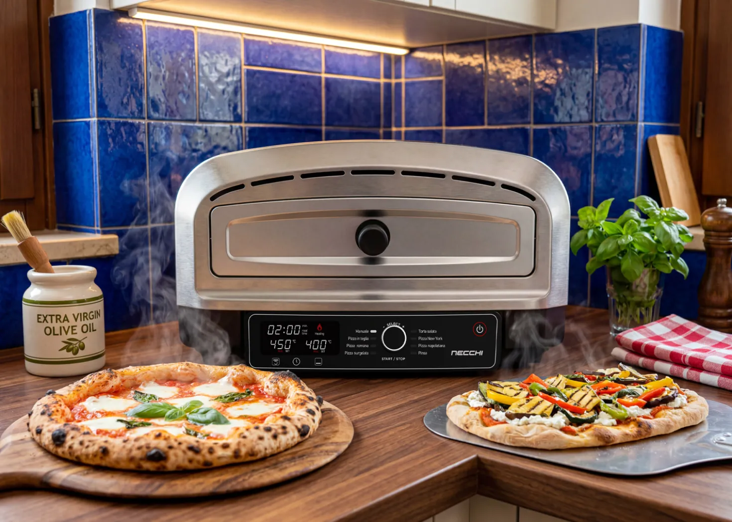 Necchi Pizza Genio Forno per Pizza digitale