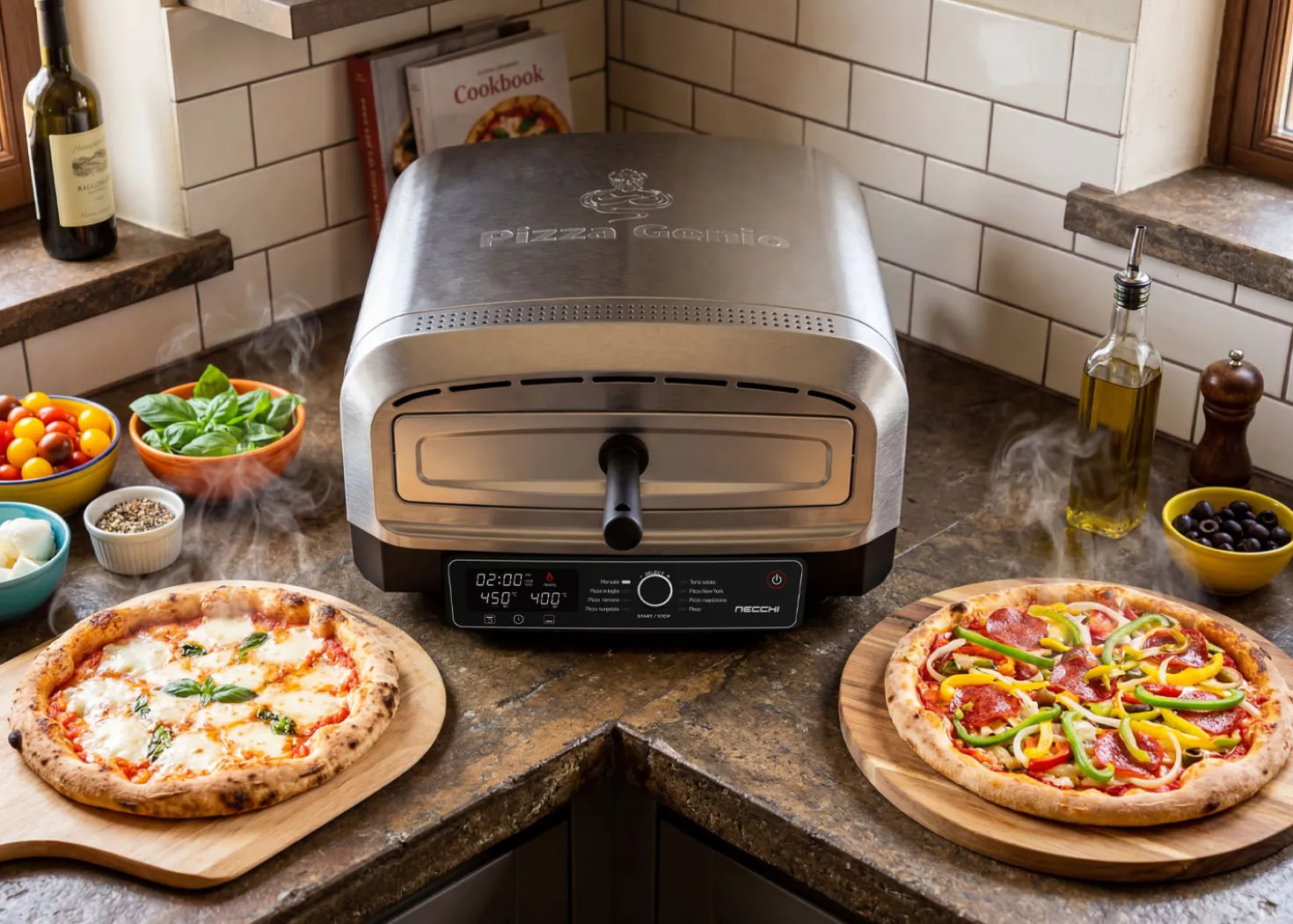 Necchi Pizza Genio Forno per Pizza digitale