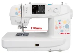 Necchi Sweet NE210 Macchina per Cucire e Ricamare in collaborazione con Eleonora Galvagno con Tablet e Software DRAWings Creative