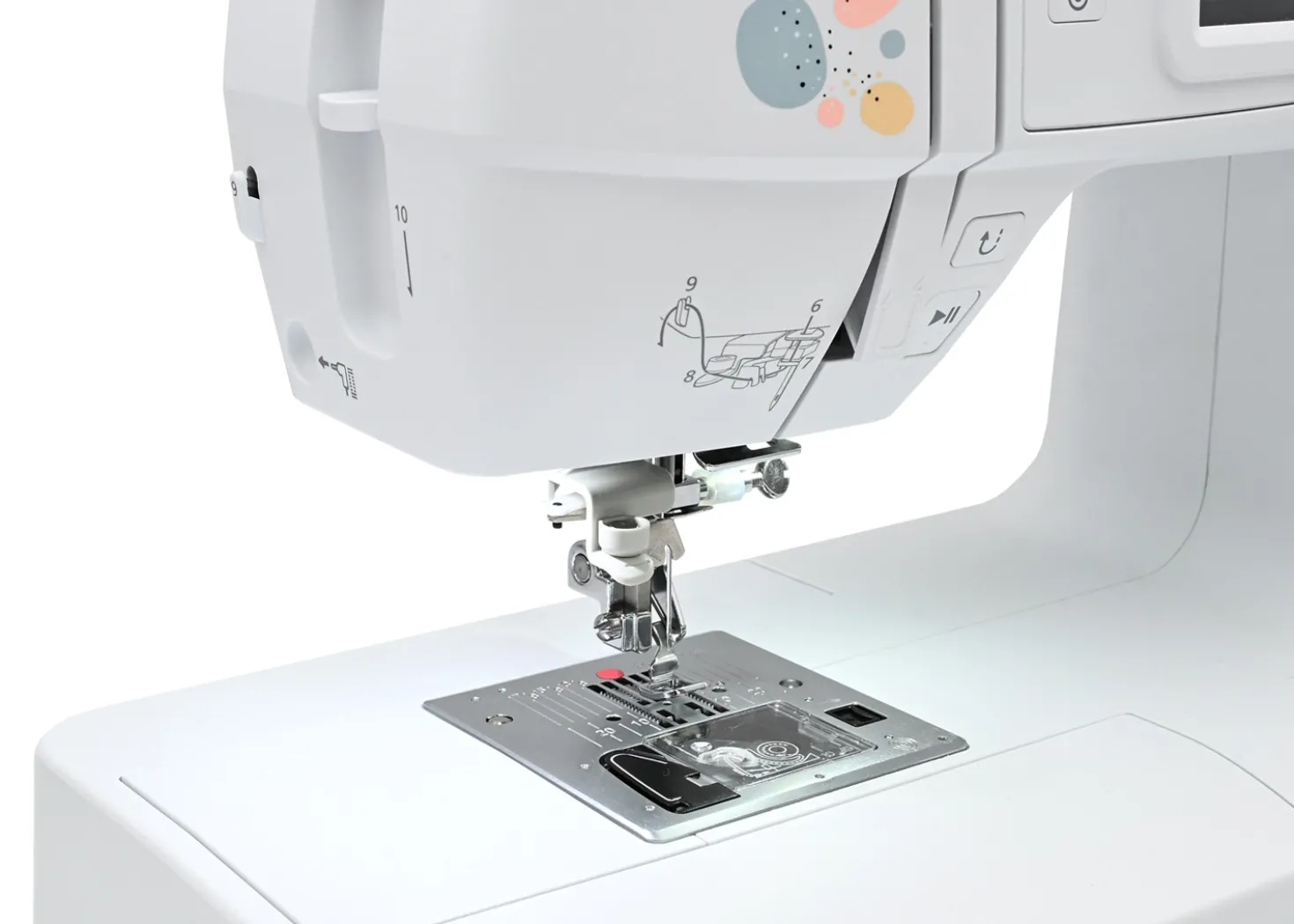 Necchi Sweet NE210 Macchina per Cucire e Ricamare in collaborazione con Eleonora Galvagno con Tablet e Software DRAWings Essentials