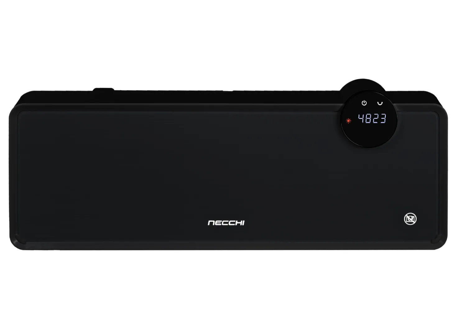 Necchi Termoventilatore a Parete Nero