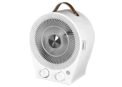 Necchi Termoventilatore con Manico in Cuoio 2000w