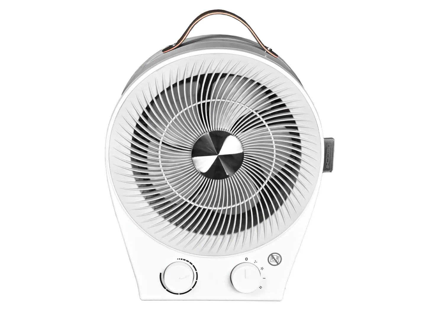 Necchi Termoventilatore con Manico in Cuoio 2000w