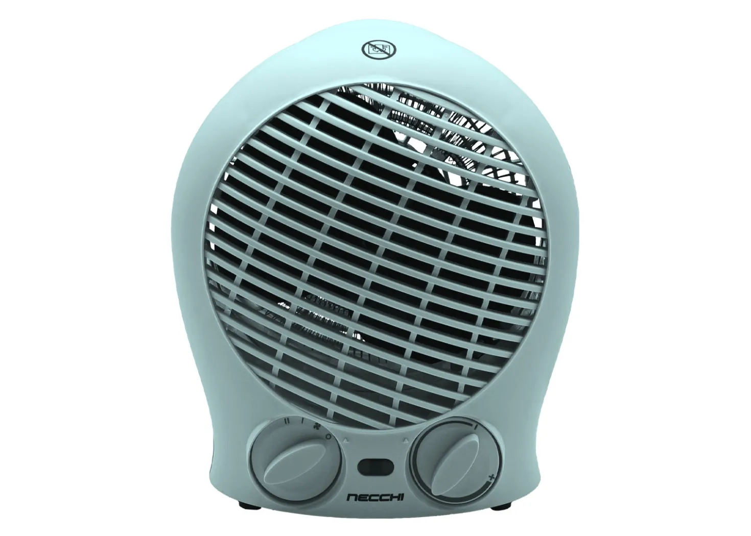Necchi Termoventilatore Portatile Azzurro 1000w/2000w