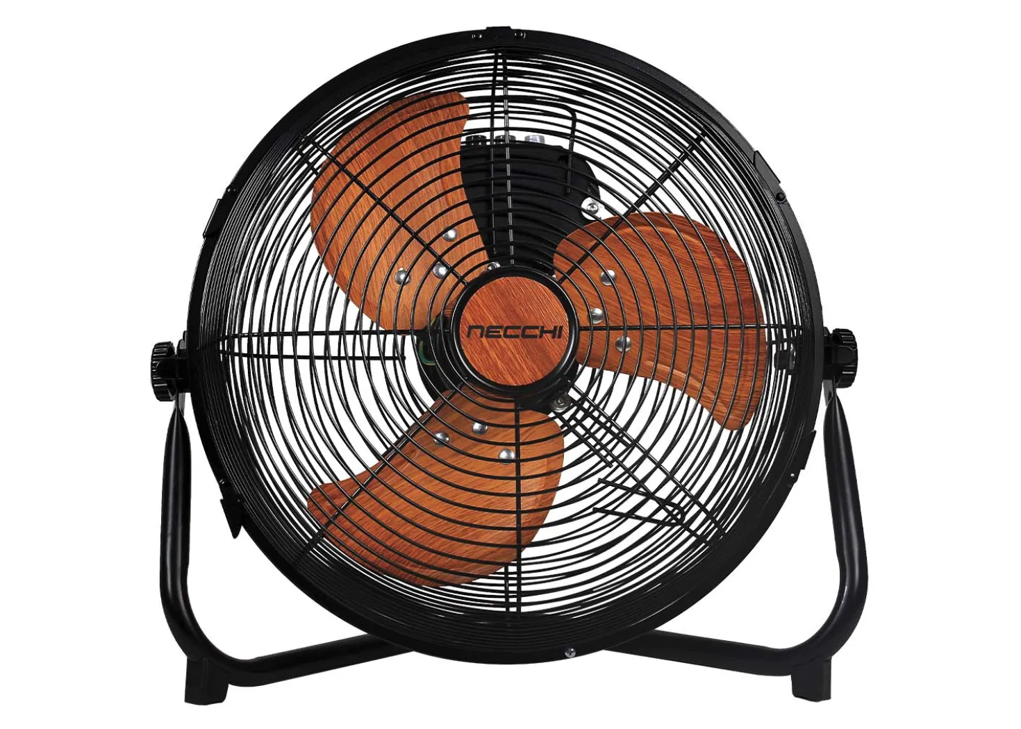 Necchi Ventilatore da Terra effetto Legno 50w