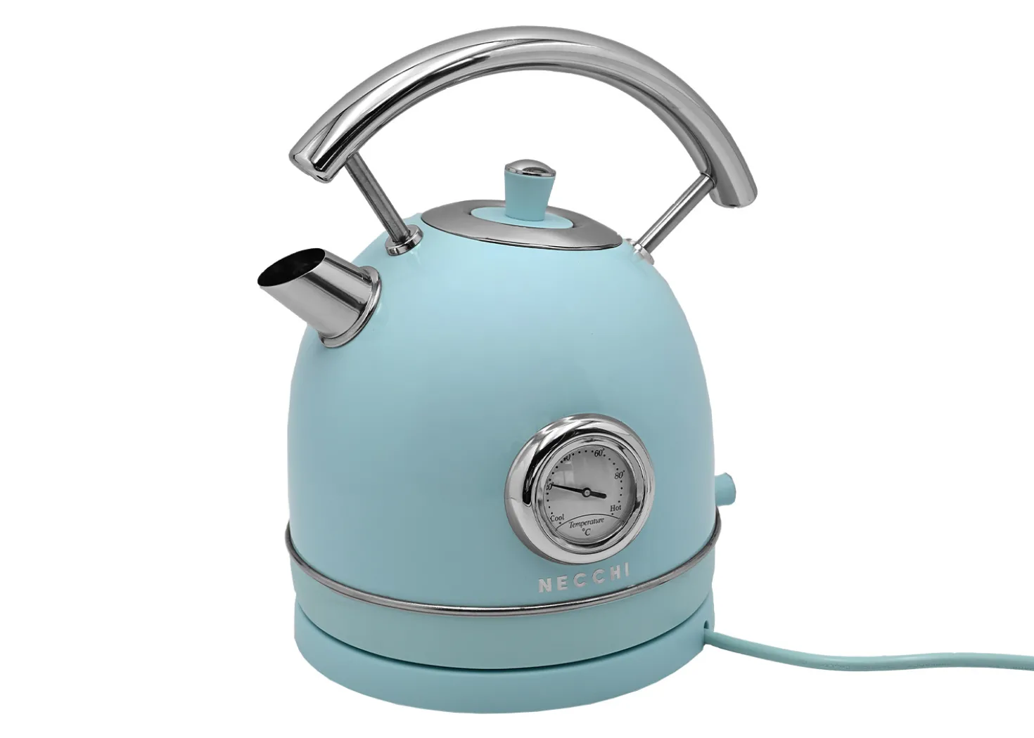Necchi Vintage Bollitore 1,8 L Azzurro Pastello