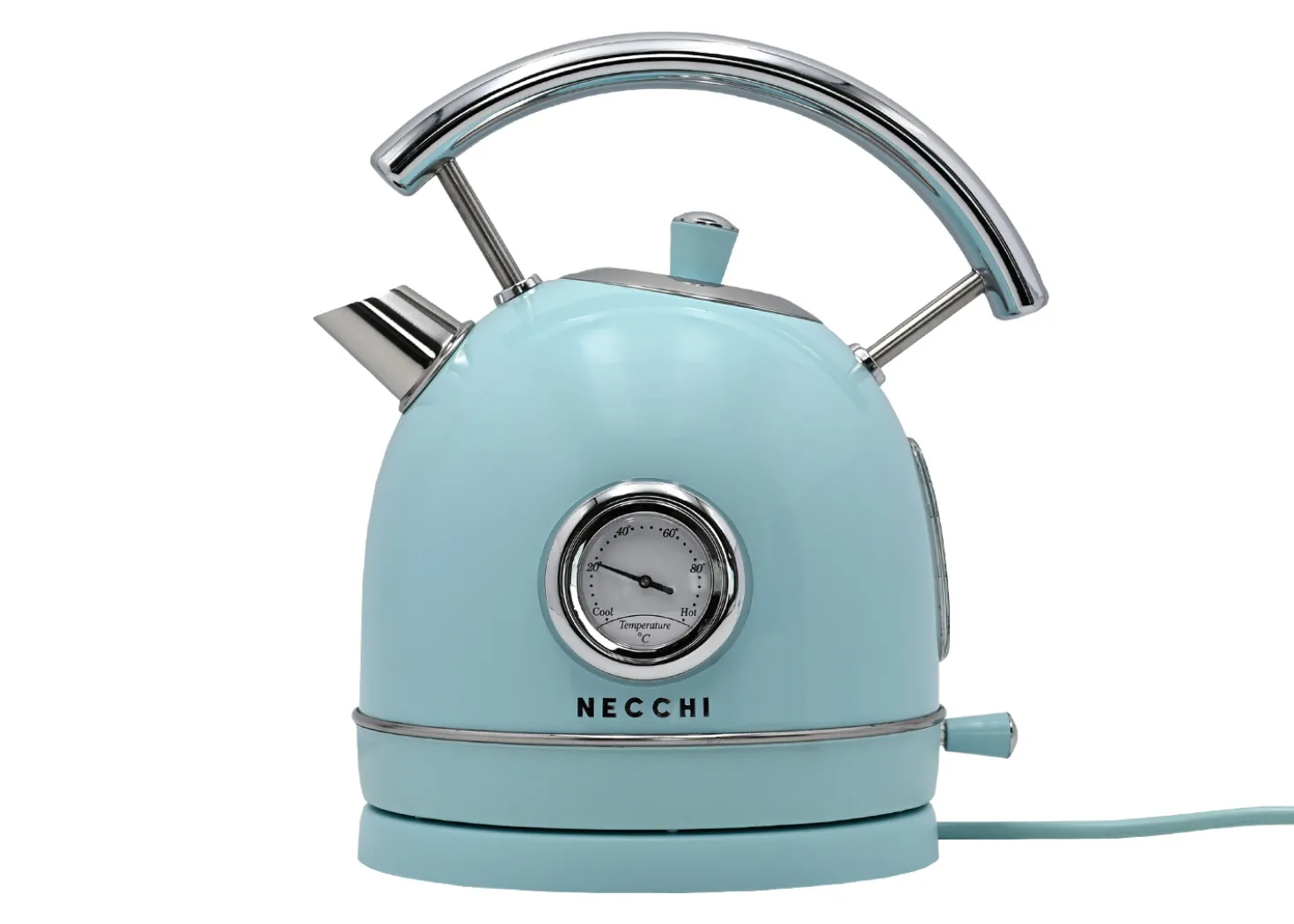 Necchi Vintage Bollitore 1,8 L Azzurro Pastello