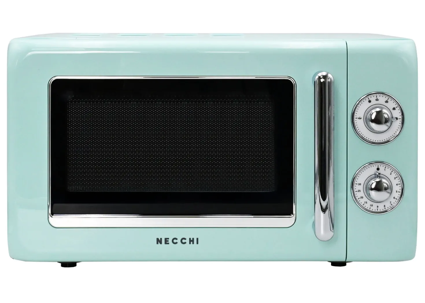 Necchi Vintage Forno a Microonde 20 L Azzurro Pastello