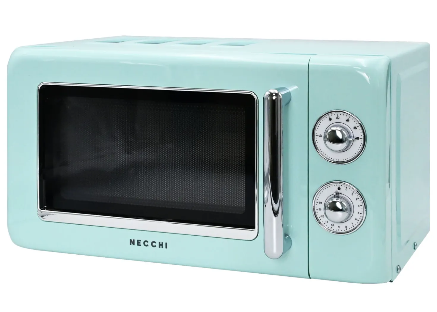 Necchi Vintage Forno a Microonde 20 L Azzurro Pastello