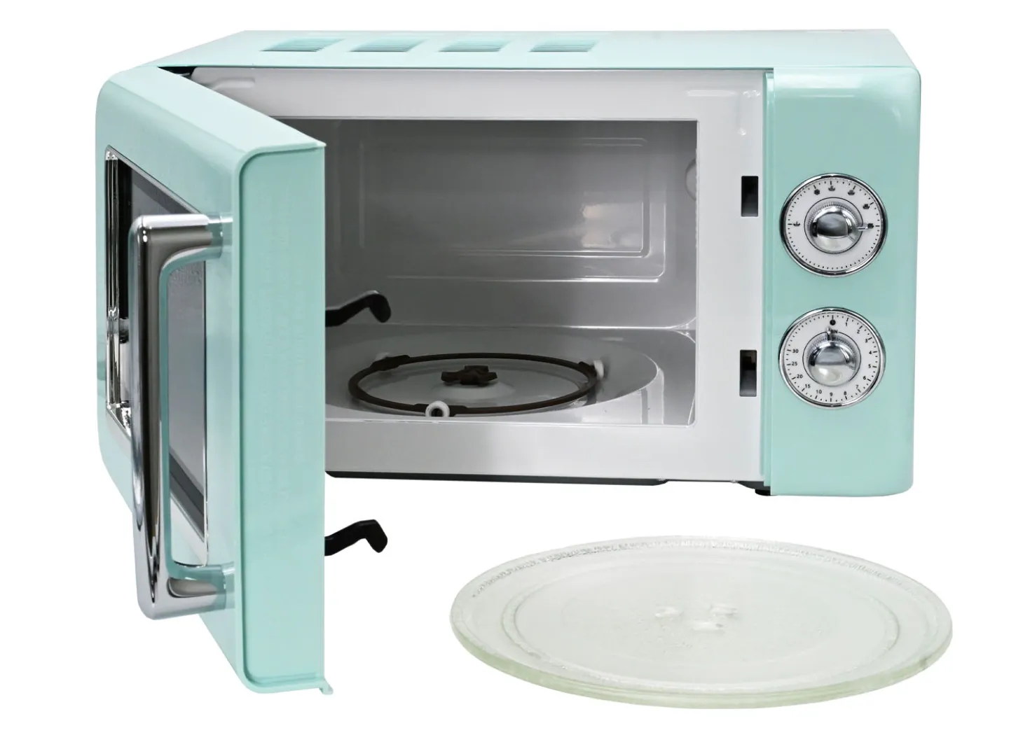 Necchi Vintage Forno a Microonde 20 L Azzurro Pastello