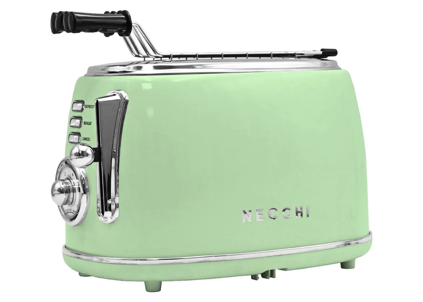 Necchi Vintage Tostapane a 2 pinze Verde Menta