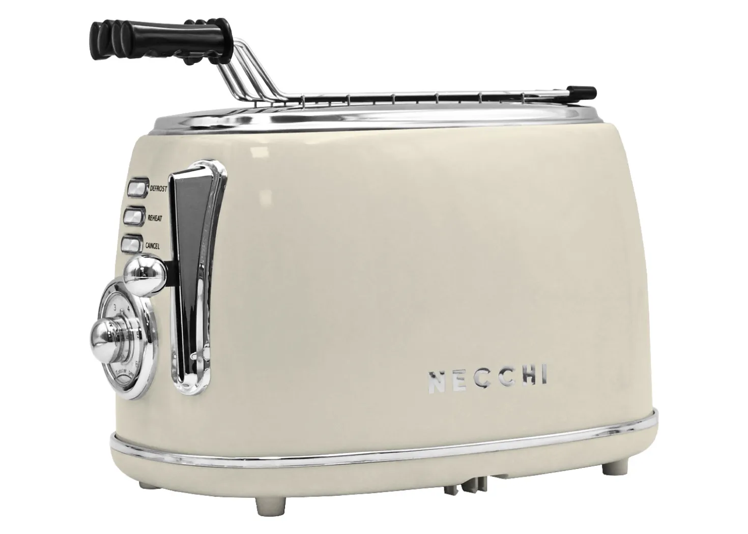 Necchi Vintage Tostapane a 2 pinze Crema