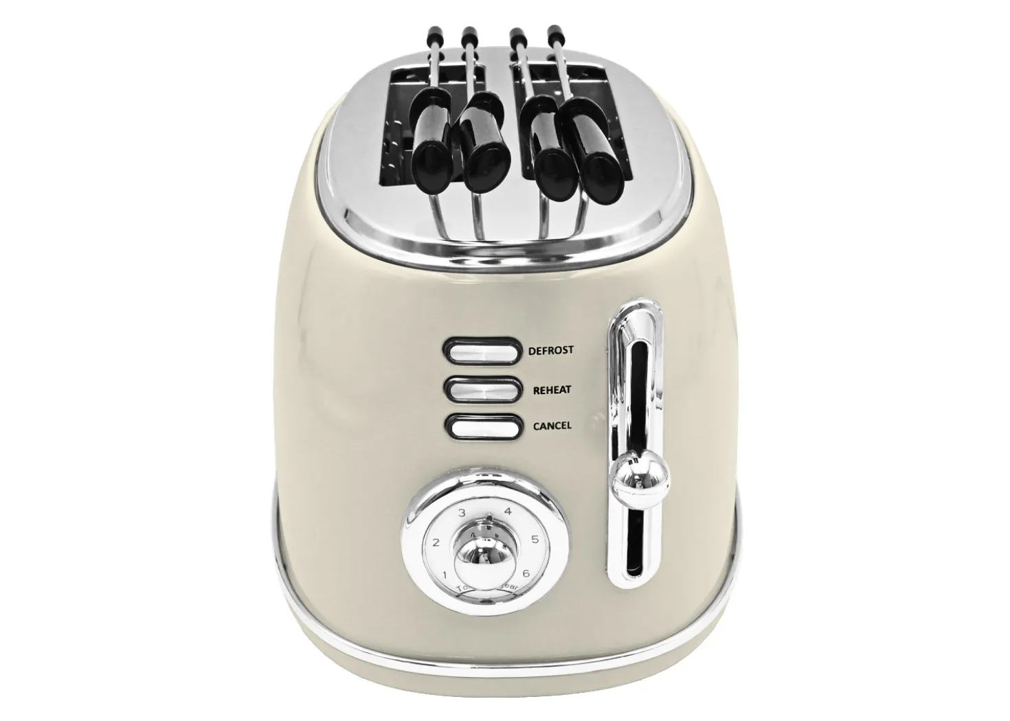 Necchi Vintage Tostapane a 2 pinze Crema