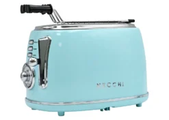 Necchi Vintage Tostapane a 2 pinze Azzurro Pastello