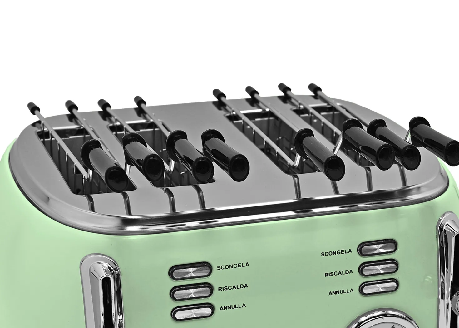Necchi Vintage Tostapane Sandwich Verde Menta