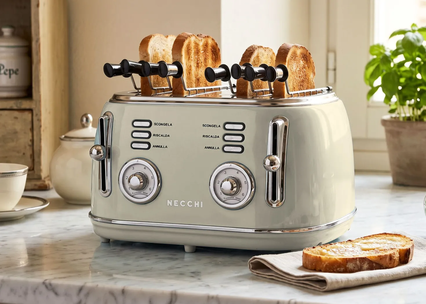 Necchi Vintage Tostapane Sandwich Crema