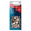 Prym Bottoni a Pressione Anorak Argento 15mm 10pz