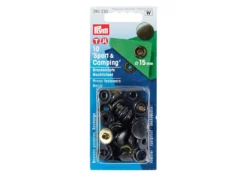 Prym Bottoni a pressione ‘Sport & Camping’ 15mm nero 10 pz