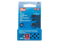 Prym Bottoni automatici Jersey 20 pz 12mm nero