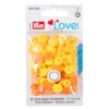 Prym Love Bottoni a Pressione Gialli