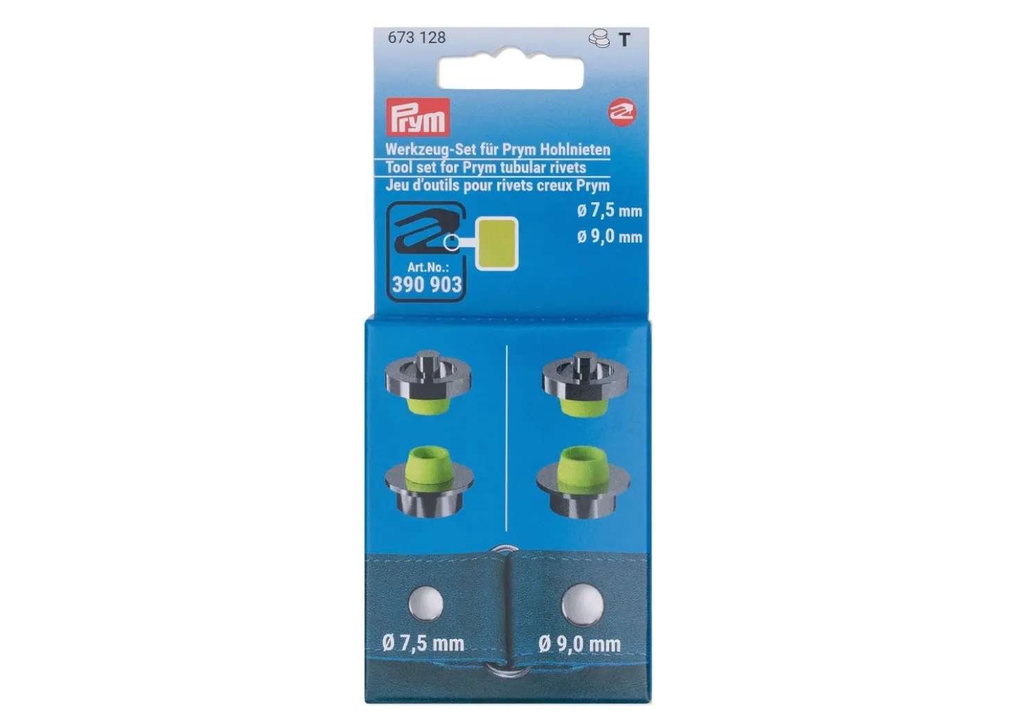 Prym Set di attrezzi per rivetti Prym Ø 7.5mm e 9mm per Vario Creative Tool