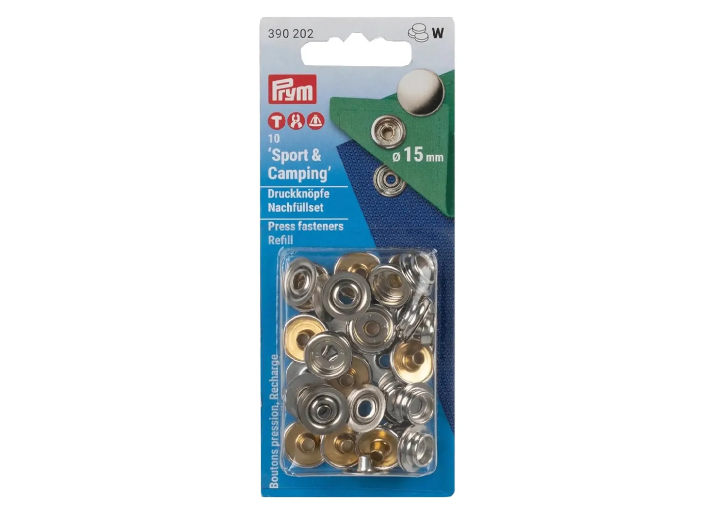 Prym Set di attrezzi per rivetti Ø 7.5mm e 9mm 20pz Vario Creative Tool
