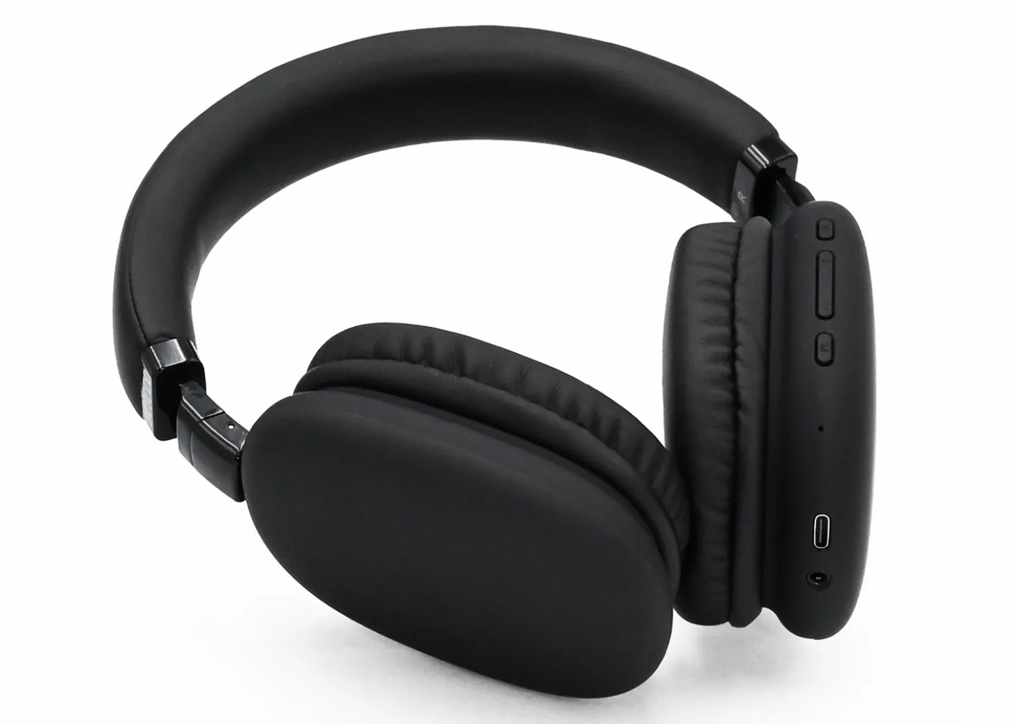 Seleco Super Bass Cuffie Wireless Bluetooth con Cancellazione Rumore Nero