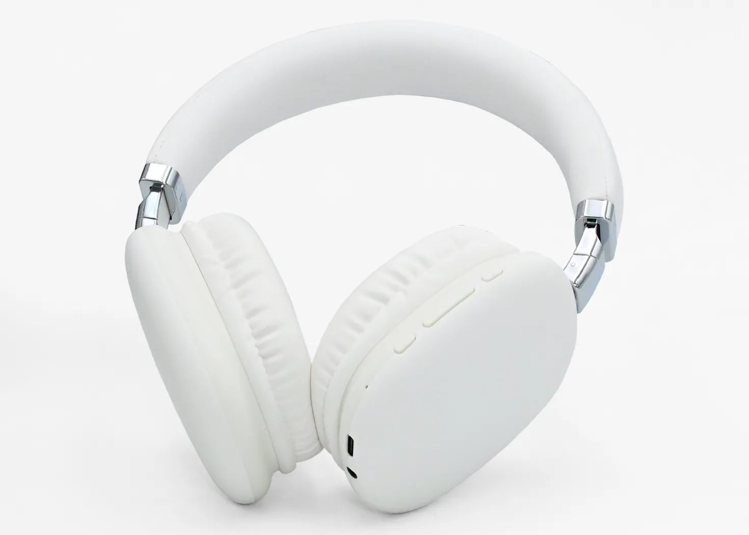Seleco Super Bass Cuffie Wireless Bluetooth con Cancellazione Rumore Bianco