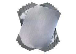 Silhouette Carta adesiva argento metallizzato spazzolato