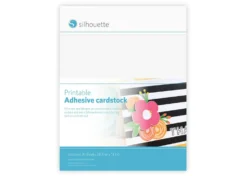 Silhouette Cartoncino Adesivo Stampabile 8 fogli 21,5cmx27,9cm