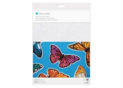 Silhouette Fogli adesivi Glitter bianco