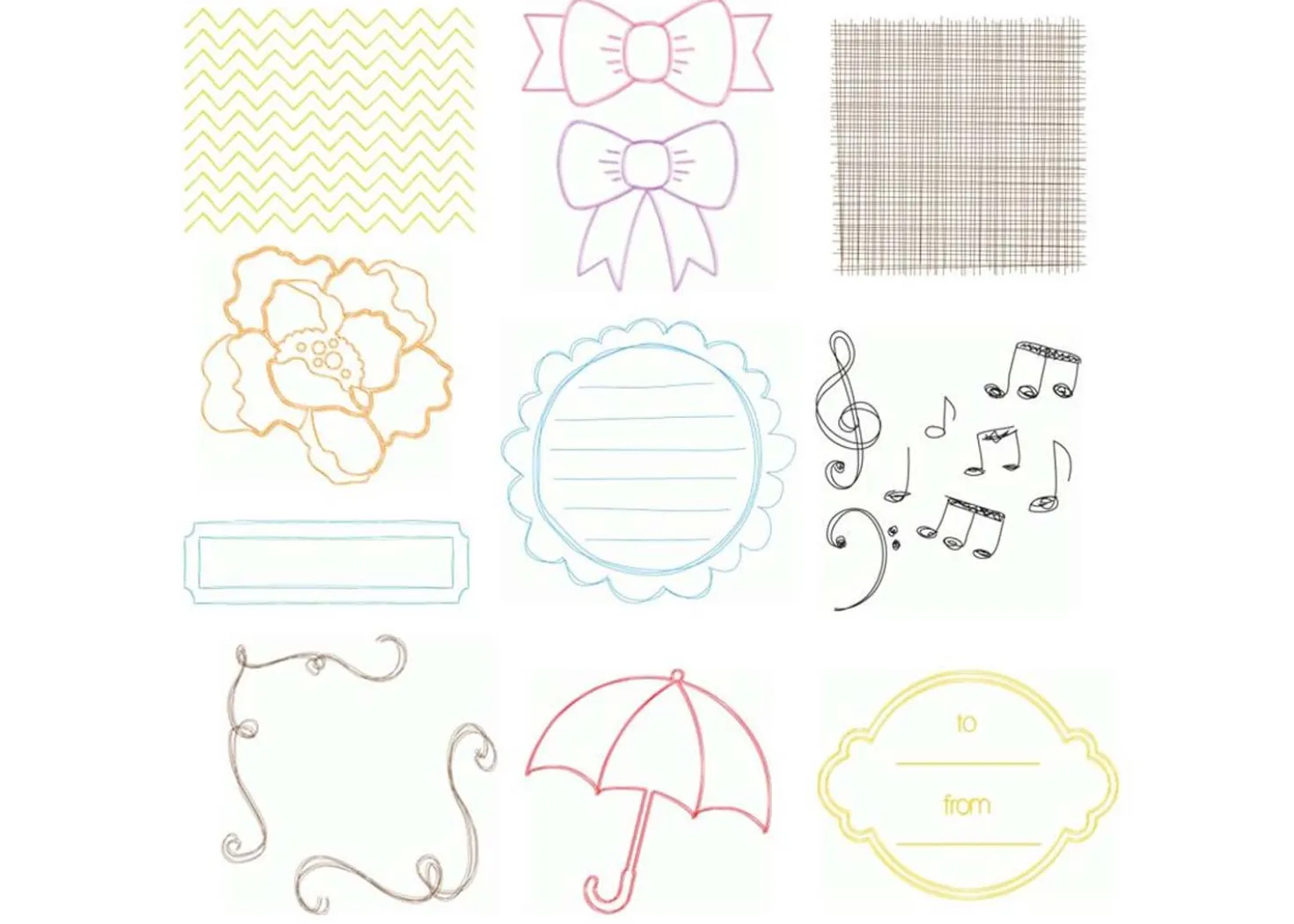 Silhouette Kit di Penne 24 pezzi
