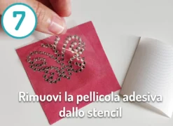 Silhouette Pellicola transfer per strass 7pz 21,59 x 27,94 cm