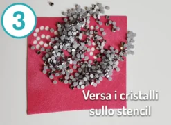 Silhouette Strass Arancioni 10ss
