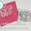 Silhouette Strass Verde 16ss