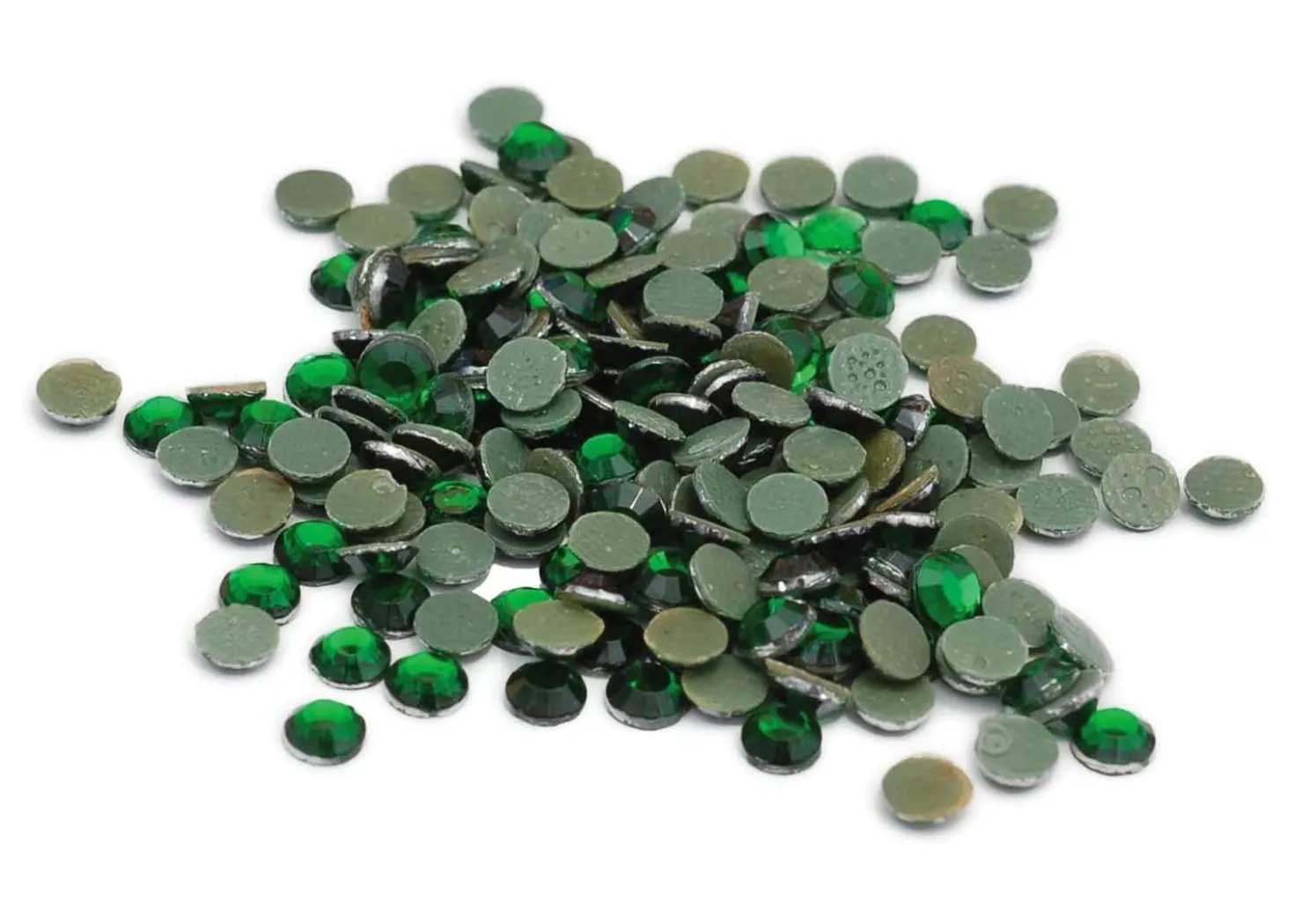Silhouette Strass Verde 16ss