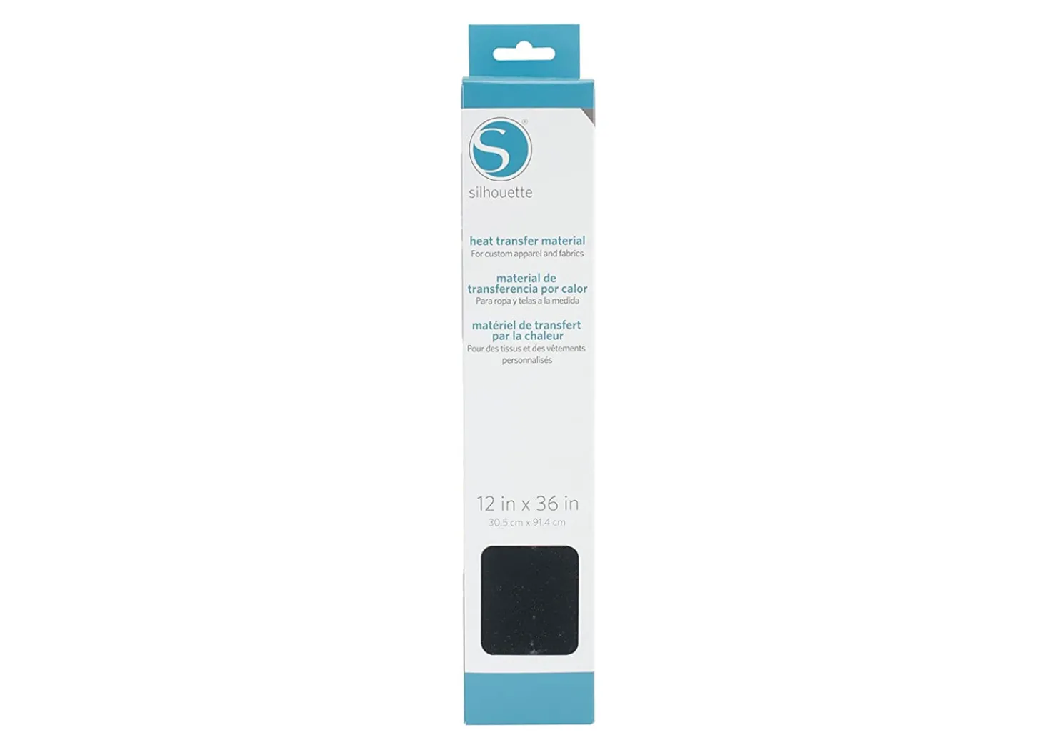 Silhouette Termoadesivo Standard Opaco Nero 30,5 cmx91,4cm