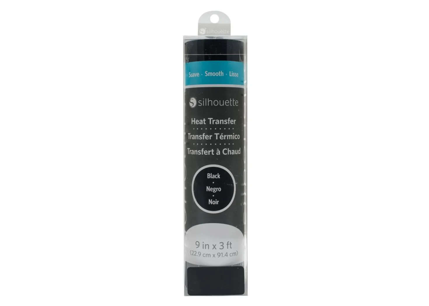 Silhouette Termoadesivo Standard Opaco Nero 22,9cmx91,4cm