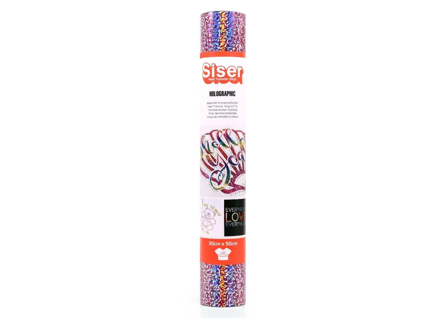 Siser Termoadesivo Holographic Rosa 30x50cm