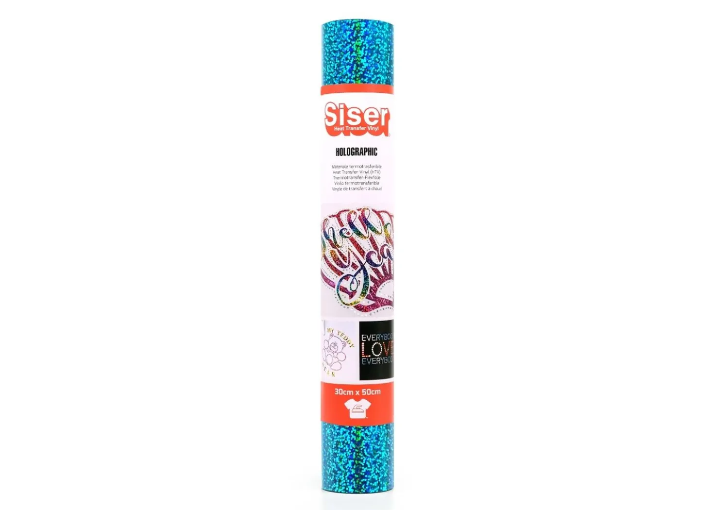 Siser Termoadesivo Holographic Acqua 30x50cm