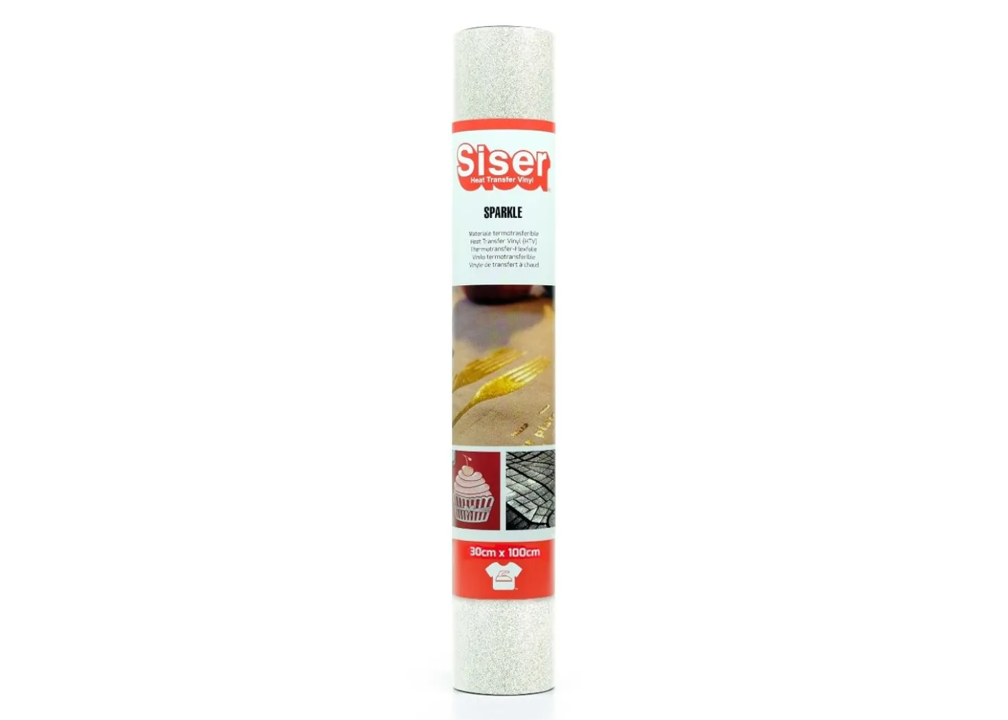 Siser Termoadesivo Sparkle White Snowstorm 30x100cm