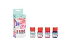 TAC Colori per Porcellana e Vetro Set Rosa-Argento