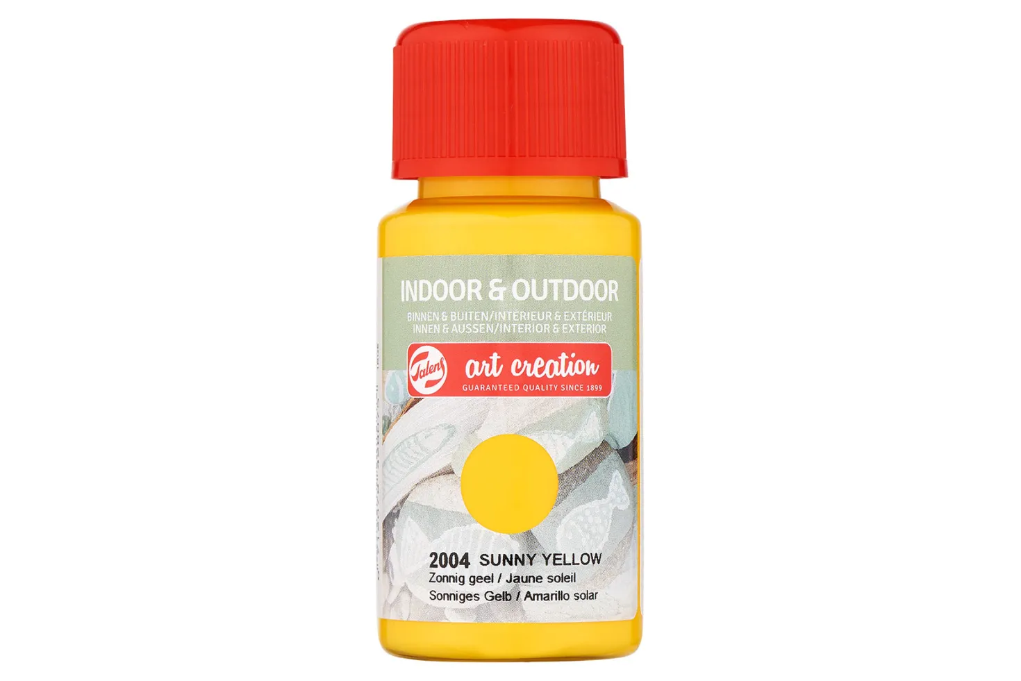 TAC Vernice Acrilica Giallo Sole per Interni ed Esterni 50ml