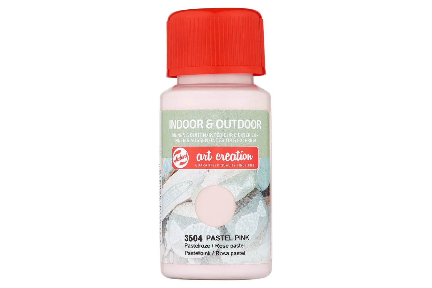 TAC Vernice Acrilica Rosa Pastello per Interni ed Esterni 50ml